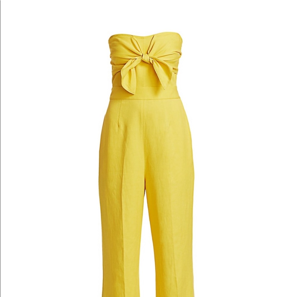 Derek Lamb 10 Crosby Alene-Tie Strapless Jumpsuit - Picture 10 of 15